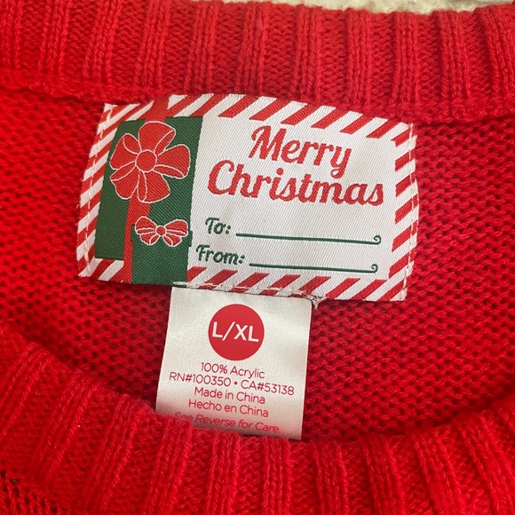 Blinking lights Christmas Tree Ugly Sweater - Picture 5 of 6